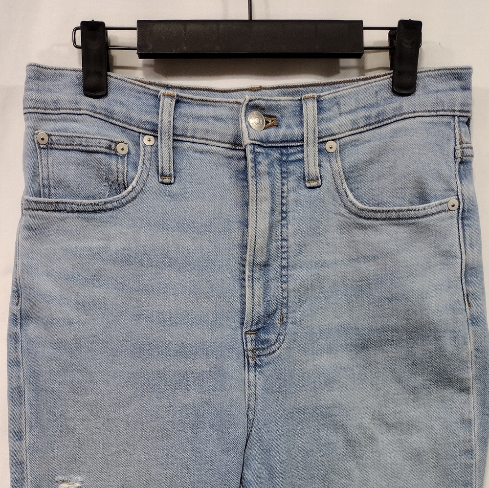 Madewell The Perfect Vintage Distressed Jeans Womens 27 Blue Boho Retro 90s Y2K - Picture 3 of 11